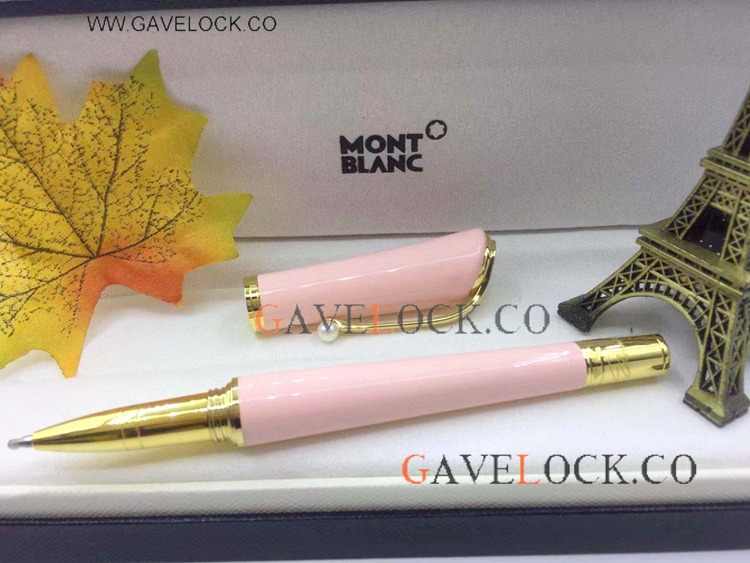 AAA Grade Mont blanc Rollerball Pen Marilyn Monroe - Pink And Gold